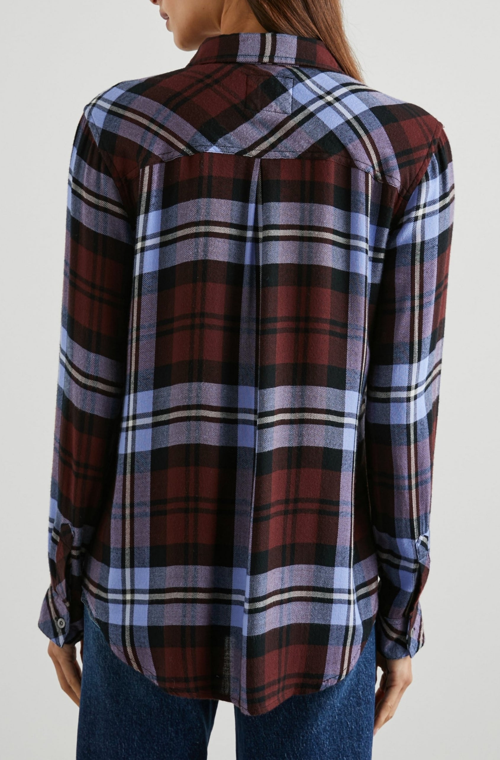 HUNTER SHIRT MULBERRY PLUM - BACK