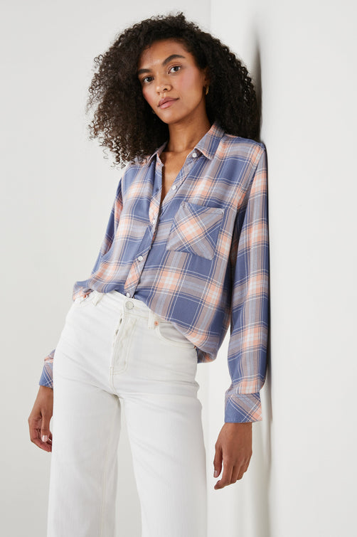 HUNTER SHIRT STEEL PEACH - FRONT