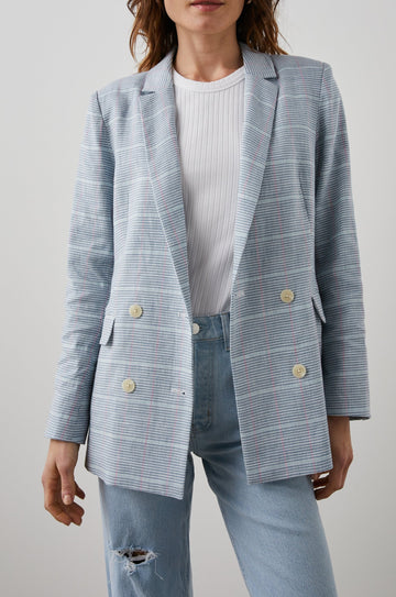 JAC BLAZER NORDIC CHECK - FRONT