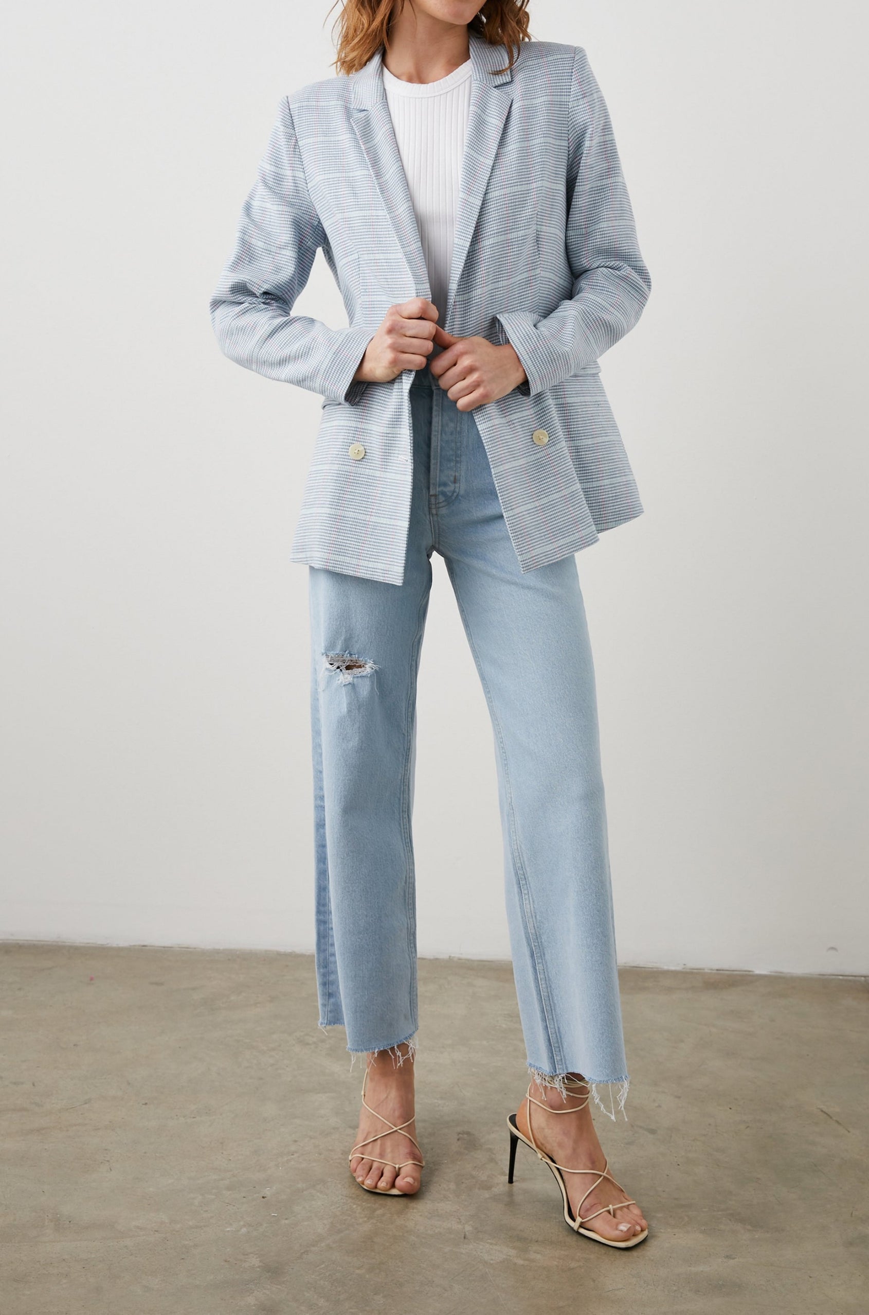 JAC BLAZER NORDIC CHECK - FULL FRONT BODY