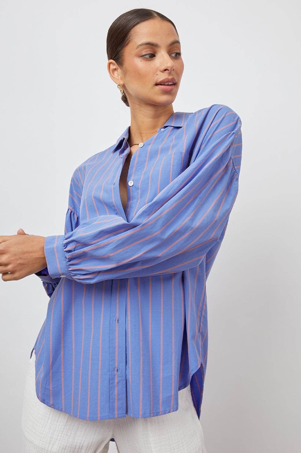 JANAE SHIRT - LIMA STRIPE – Rails EU