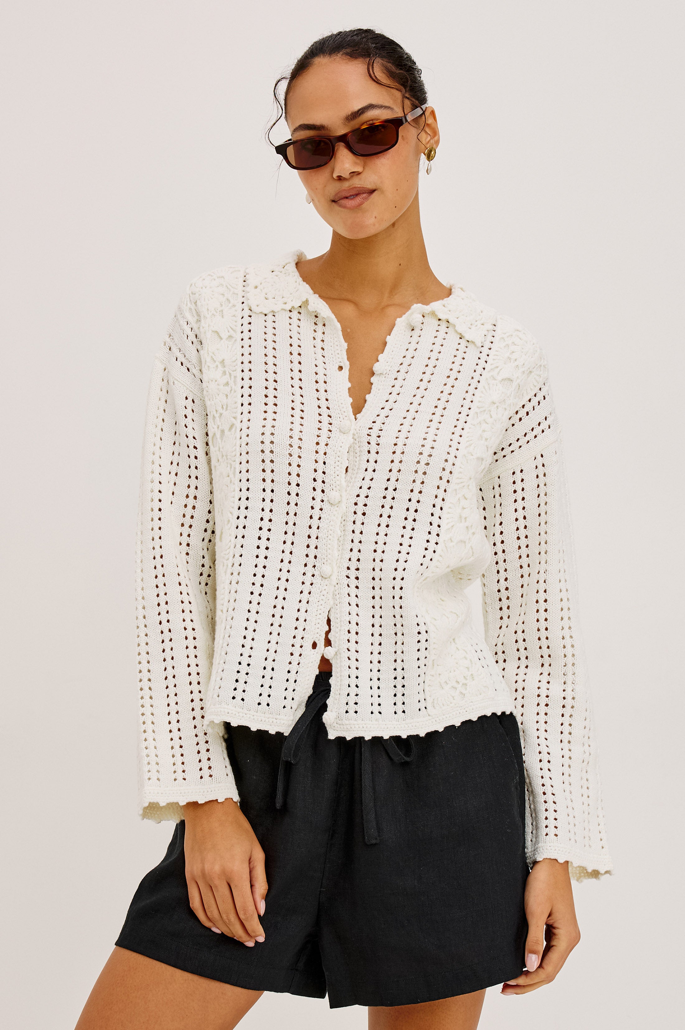 JENNI SWEATER - IVORY – Rails EU