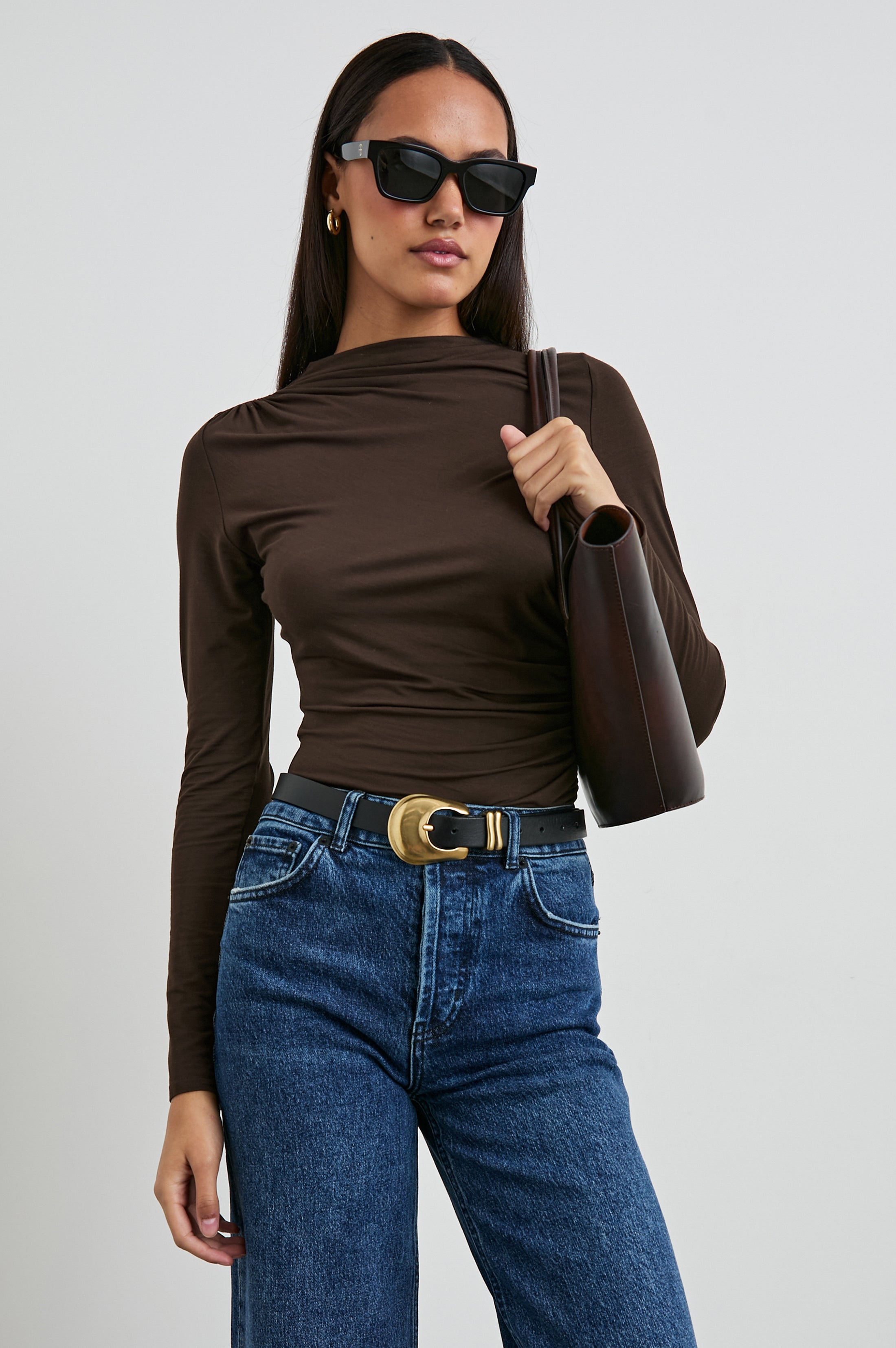 JOELLE TOP - ESPRESSO – Rails EU