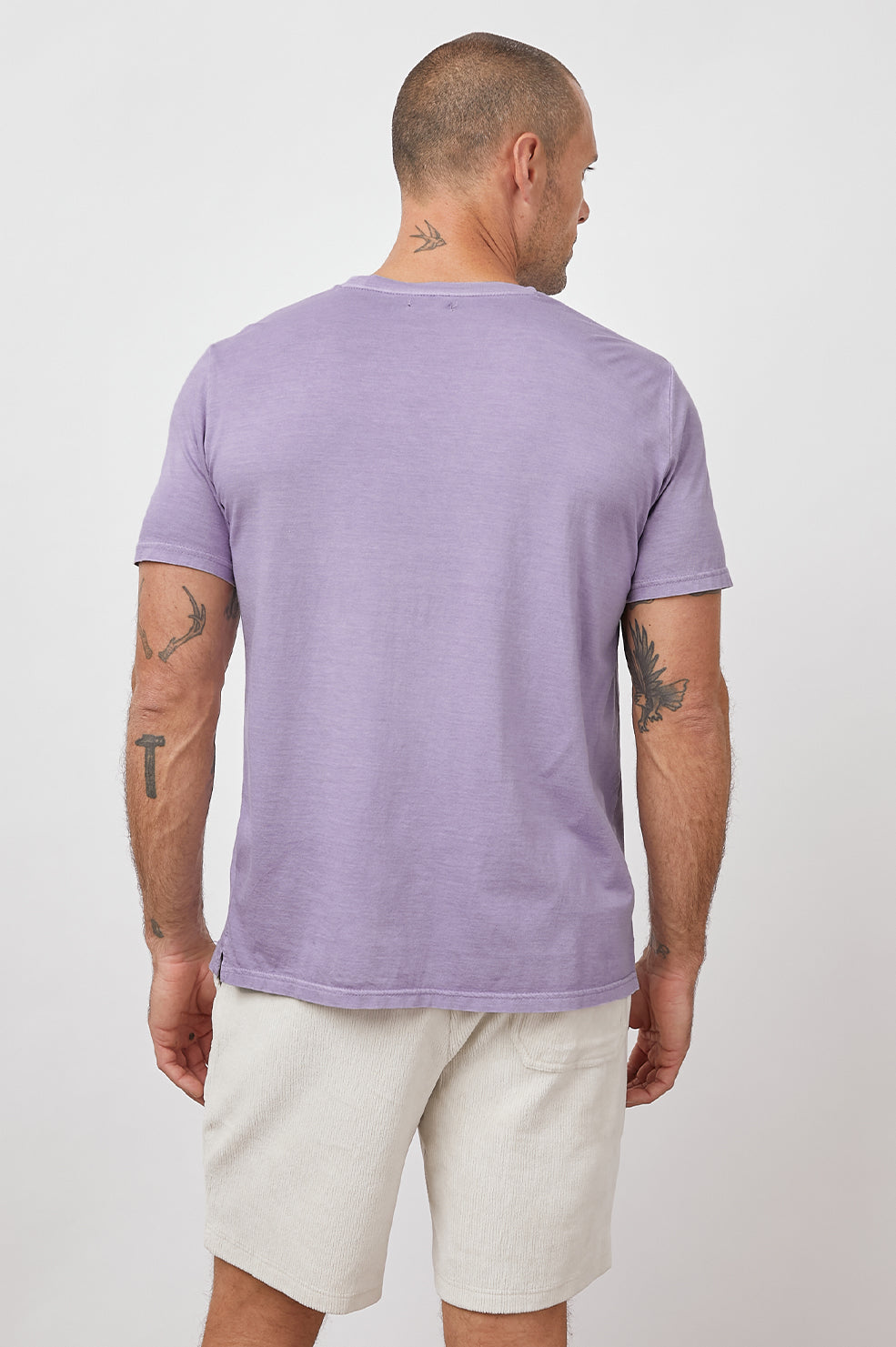 JOHNNY PROVENCE SHORT SLEEVE CREW NECK WITH POCKET-BACK