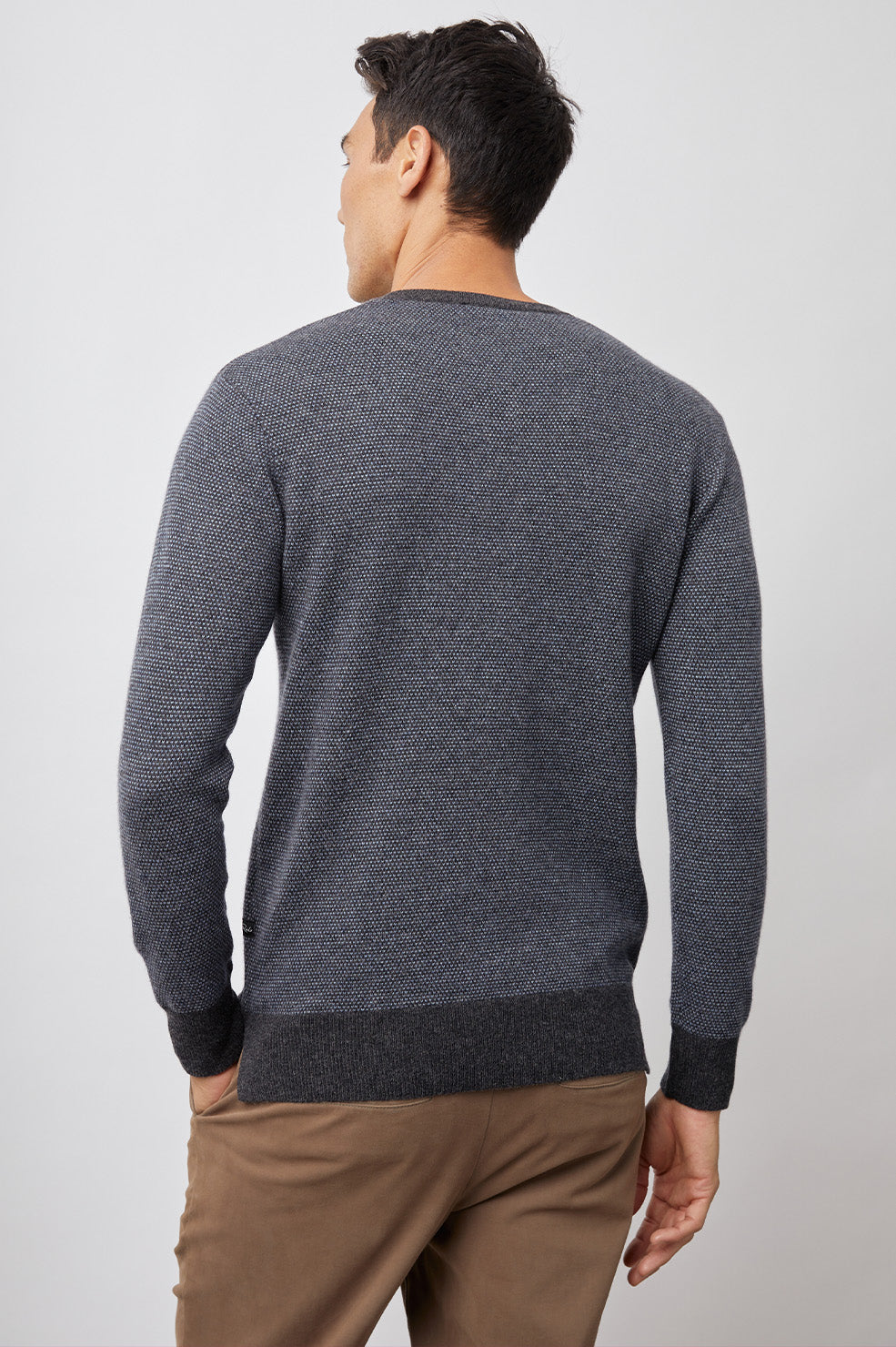 RUNE SWEATER NAVY BLUE - BACK BODY