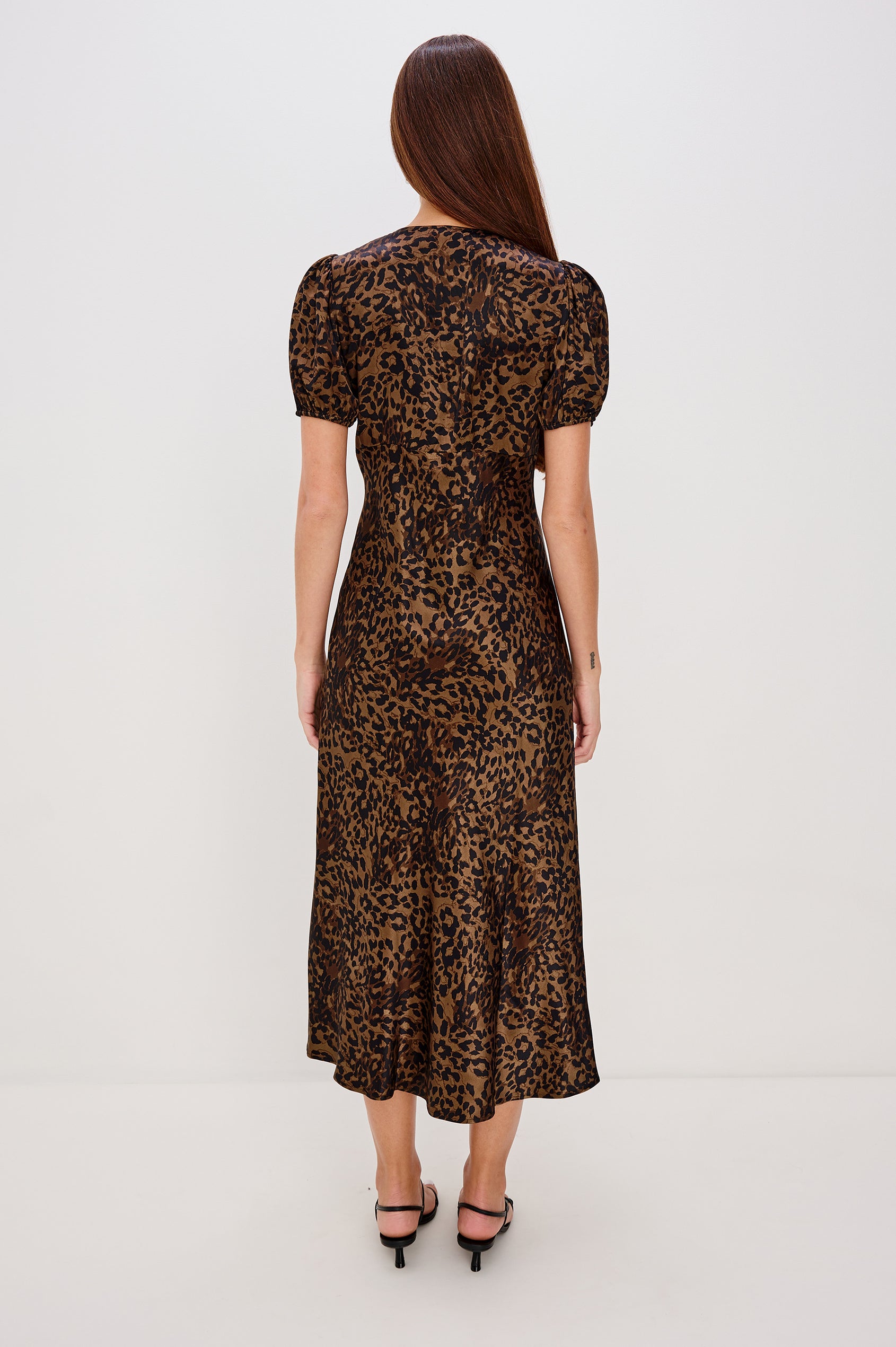 JUNIA DRESS - GINGER SPOTTED