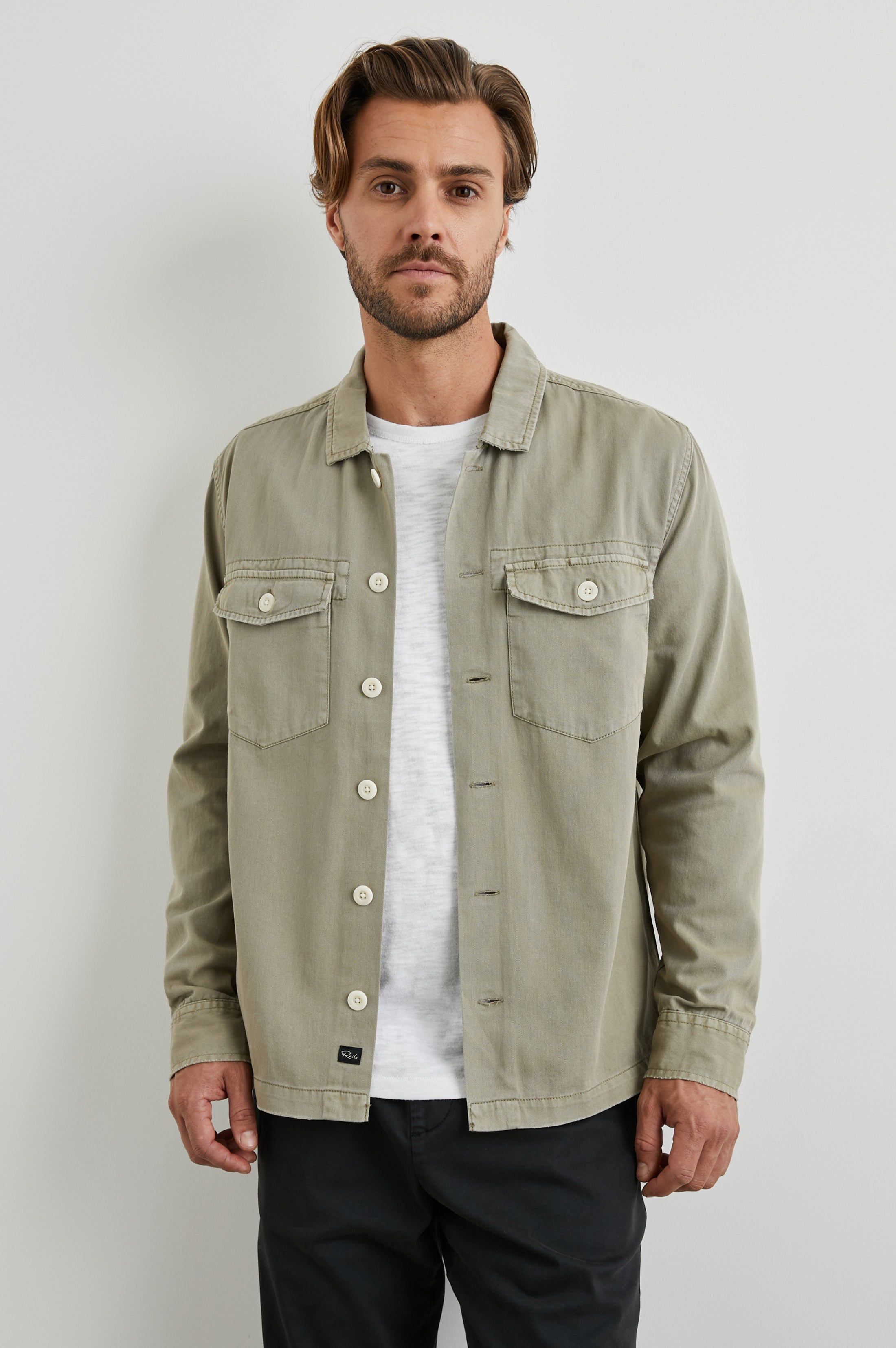 KEROUAC SHIRT JACKET - NATURAL – Rails EU