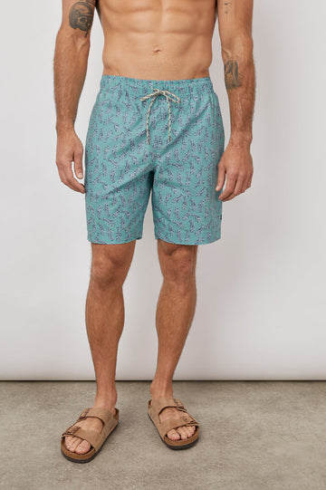 KIAN LANGOSTINE TEAL SWIM-FRONT