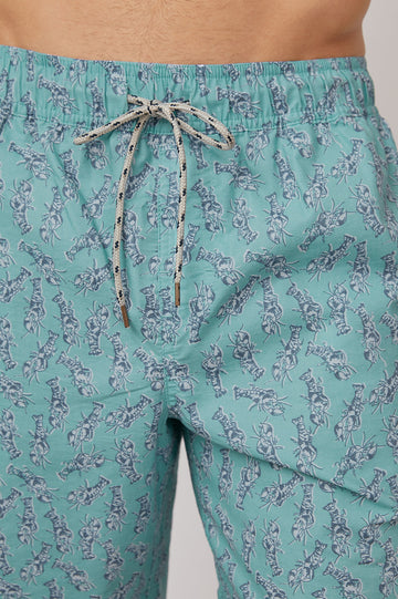 KIAN LANGOSTINE TEAL SWIM-DETAIL