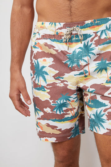 KIAN LIFES A BEACH SUNSET SHORT-DETAIL