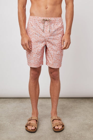 KIAN SERENITY DUSTY ROSE SHORTS-FRONT