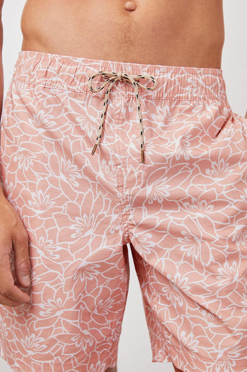 KIAN SERENITY DUSTY ROSE SHORTS-DETAIL