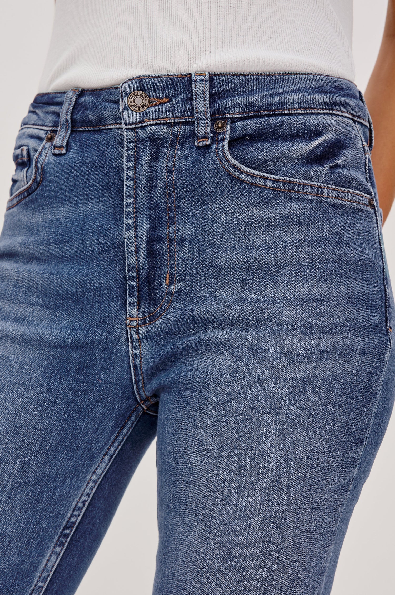 LARCHMONT SKINNY - HIGH RISE SKINNY - BALTIC BLUE