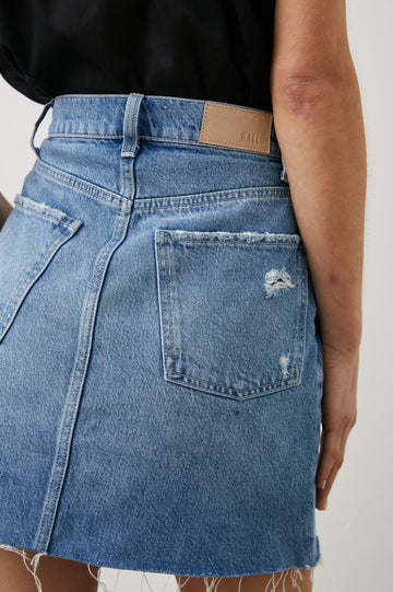 LAUREL SKIRT MARINA DISTRESS - BACK DETAIL