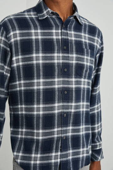 LENNOX NAVY COVE SHIRT - DETAIL