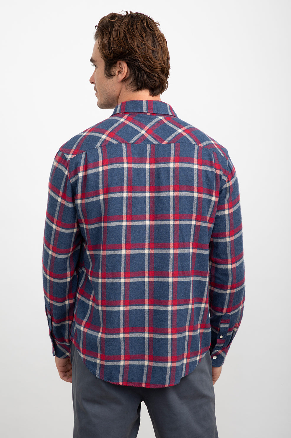 LENNOX CHERRY DENIM MELANGE- BACK BODY