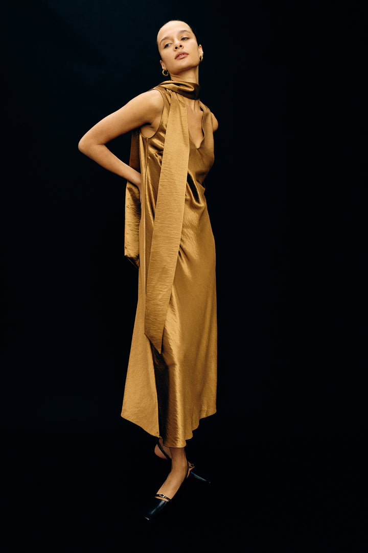 LORENZA DRESS - GINGER