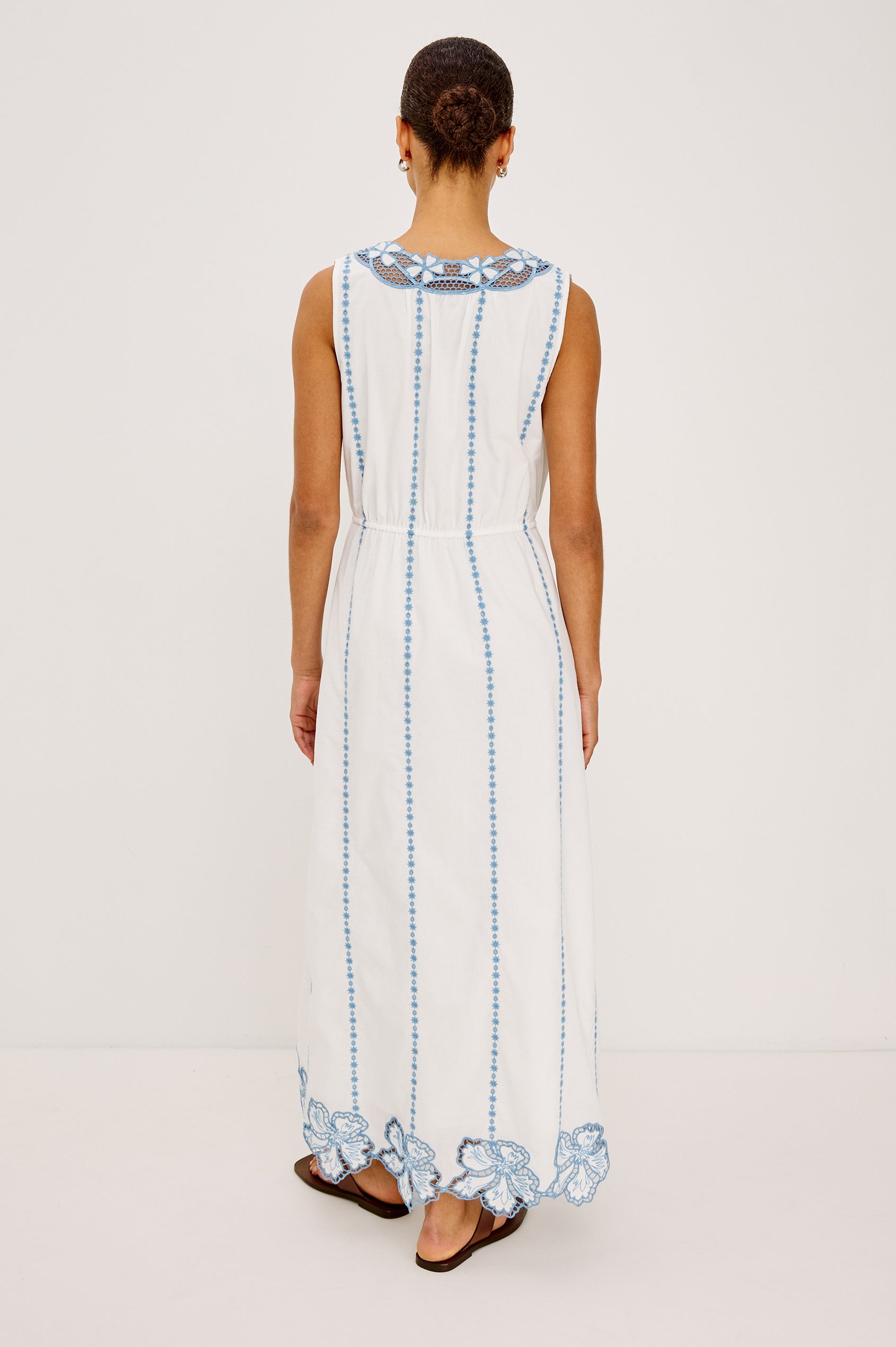 LORINA DRESS - WHITE