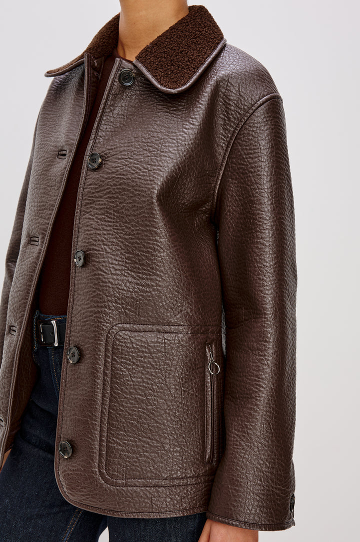 LUIS JACKET - WALNUT