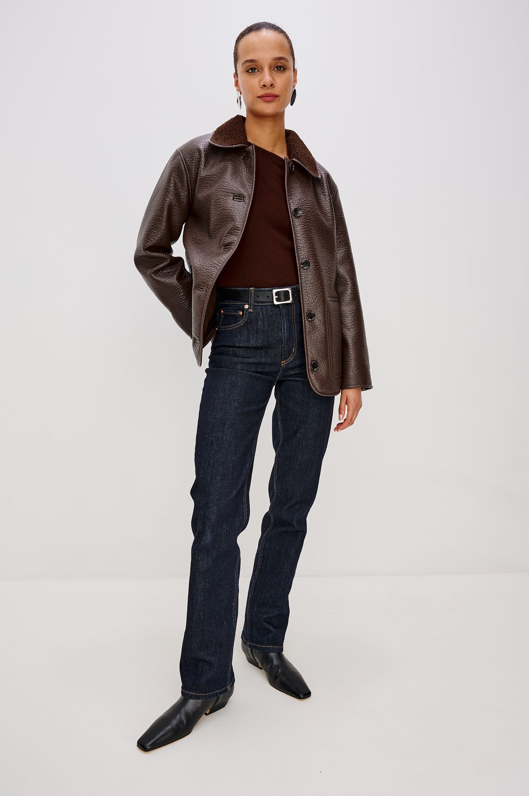 LUIS JACKET - WALNUT