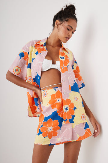 MACKINLEY SHIRT FLOWER POWER - FRONT BODY
