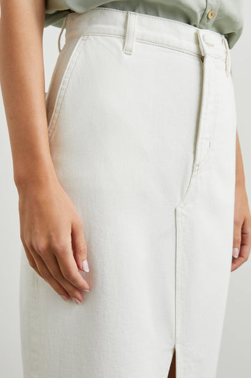 MANHATTAN SKIRT - ECRU - DETAILS