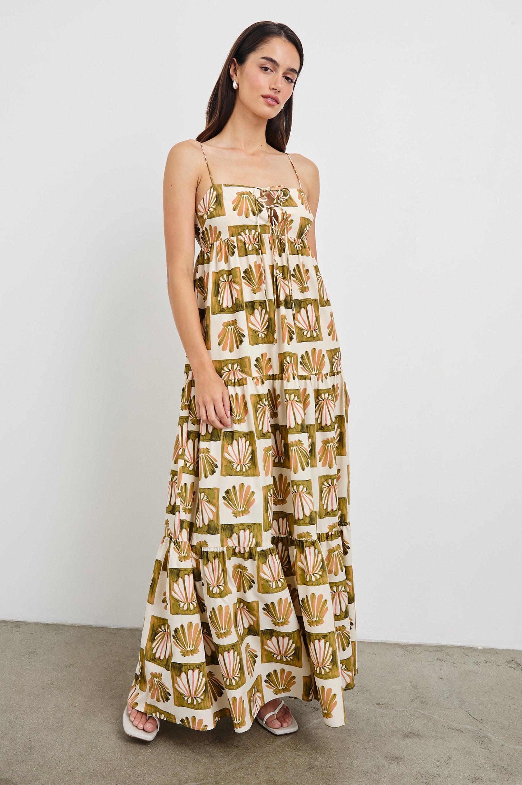 empire waist tank dress Plus Size - Midi Chiffon Empire Waist Dress