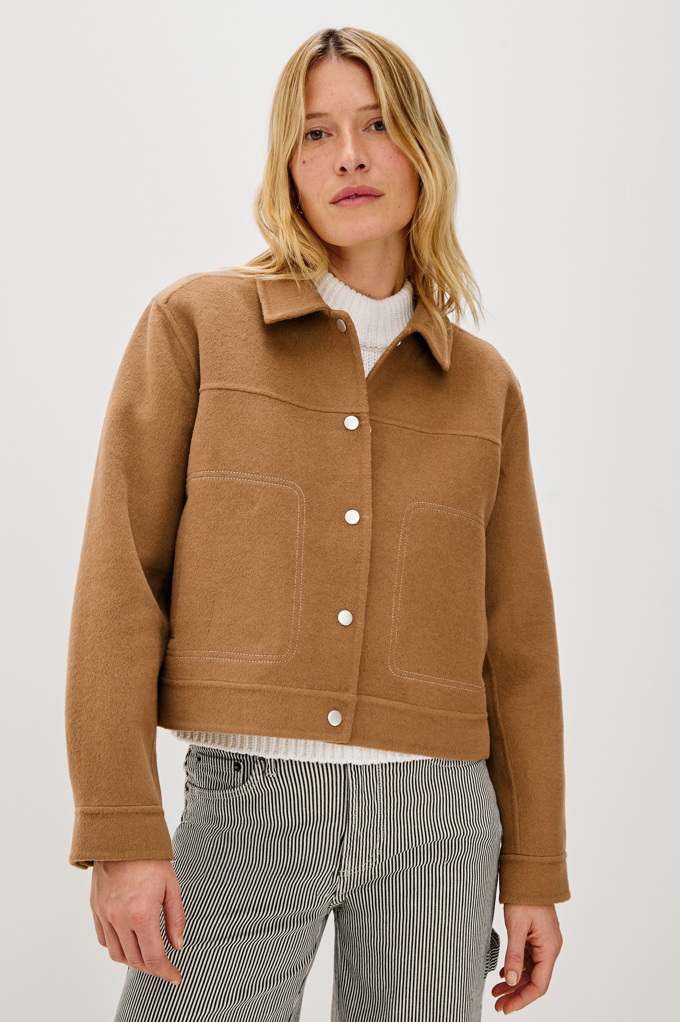 TK TAKA ロッキーマウンテンWool Tweed camel／40 MOUNTAIN JACKET - CAMEL – Rails EU
