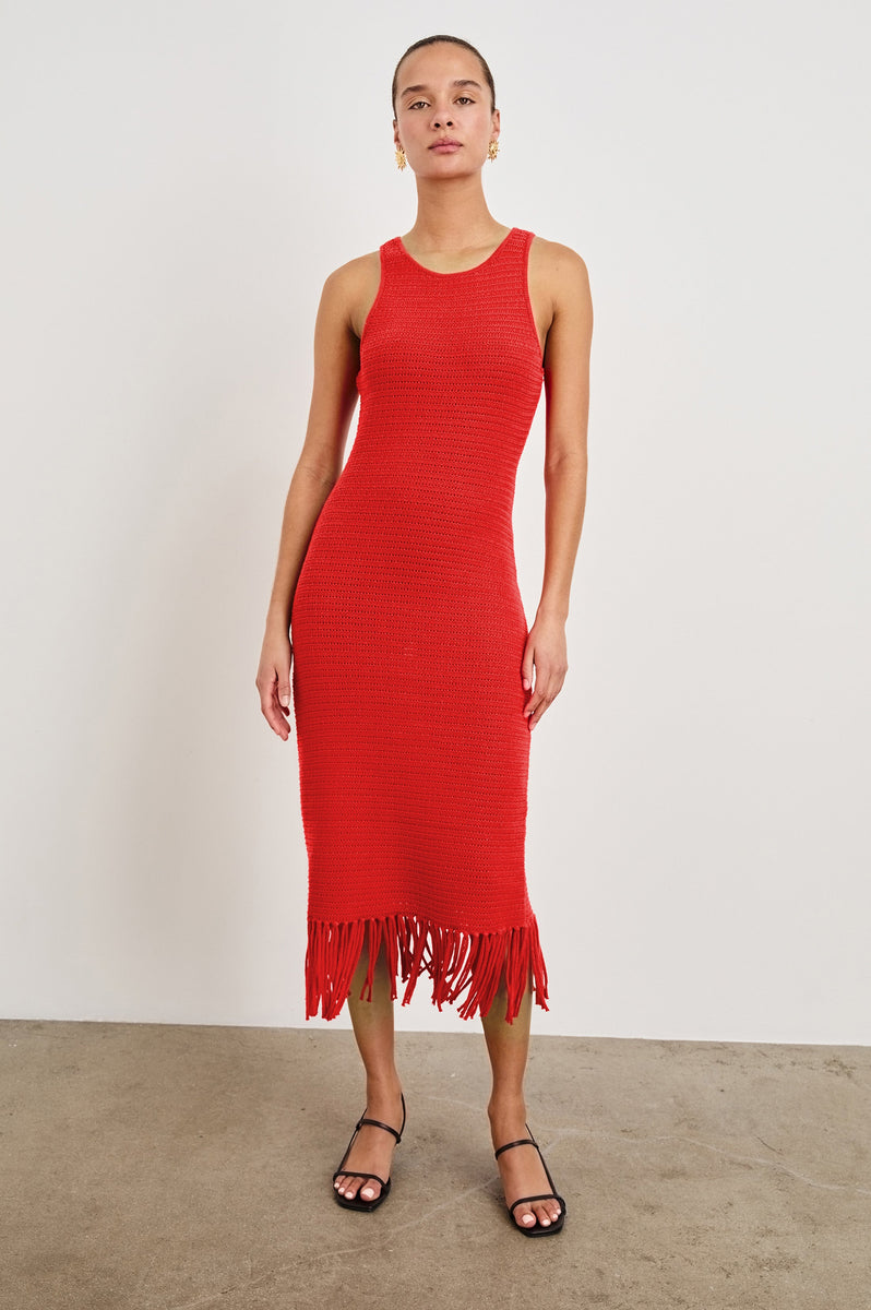 NIA DRESS - CHERRY – Rails EU