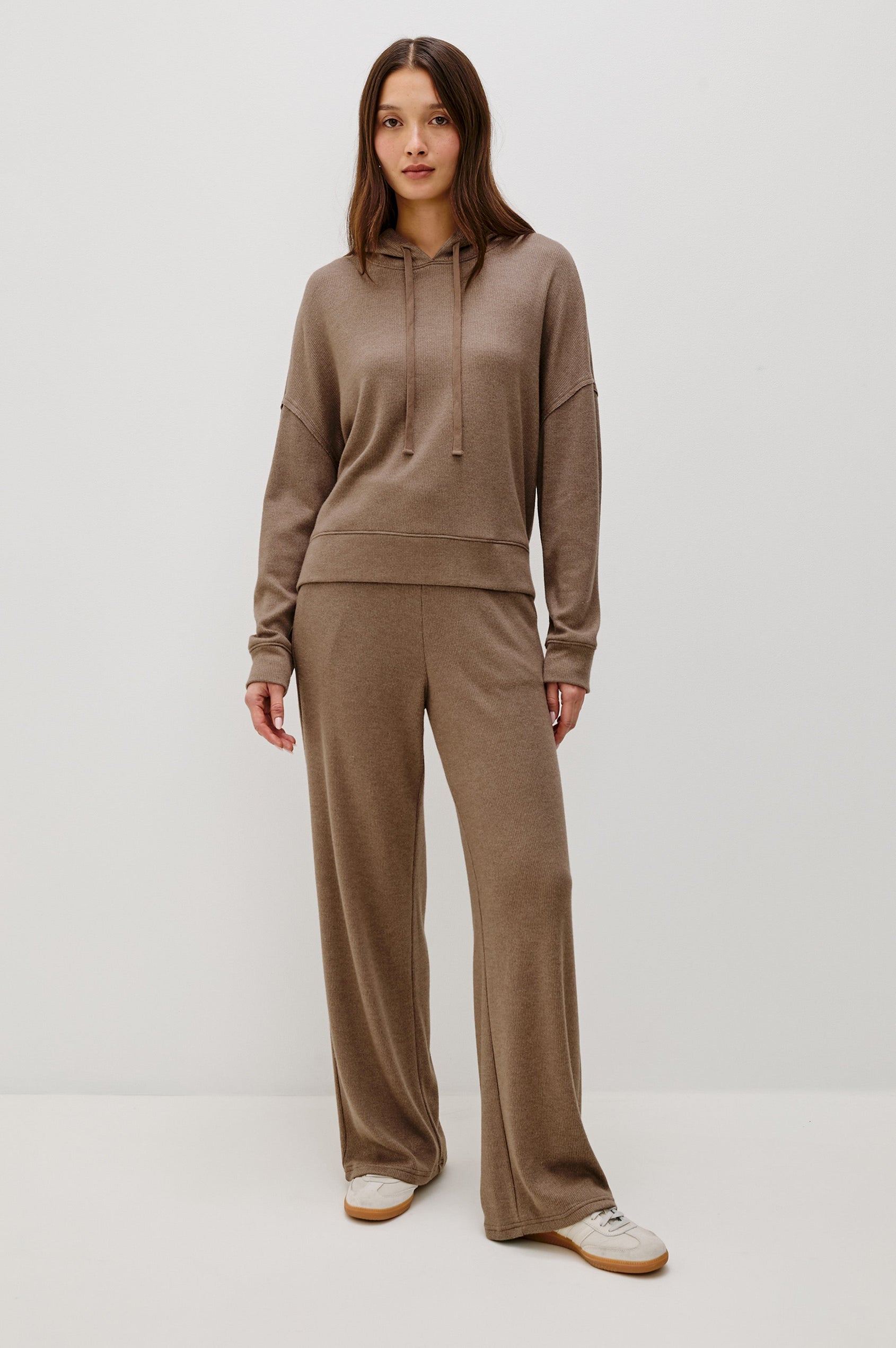 NICO SWEATSHIRT - HEATHER LATTE