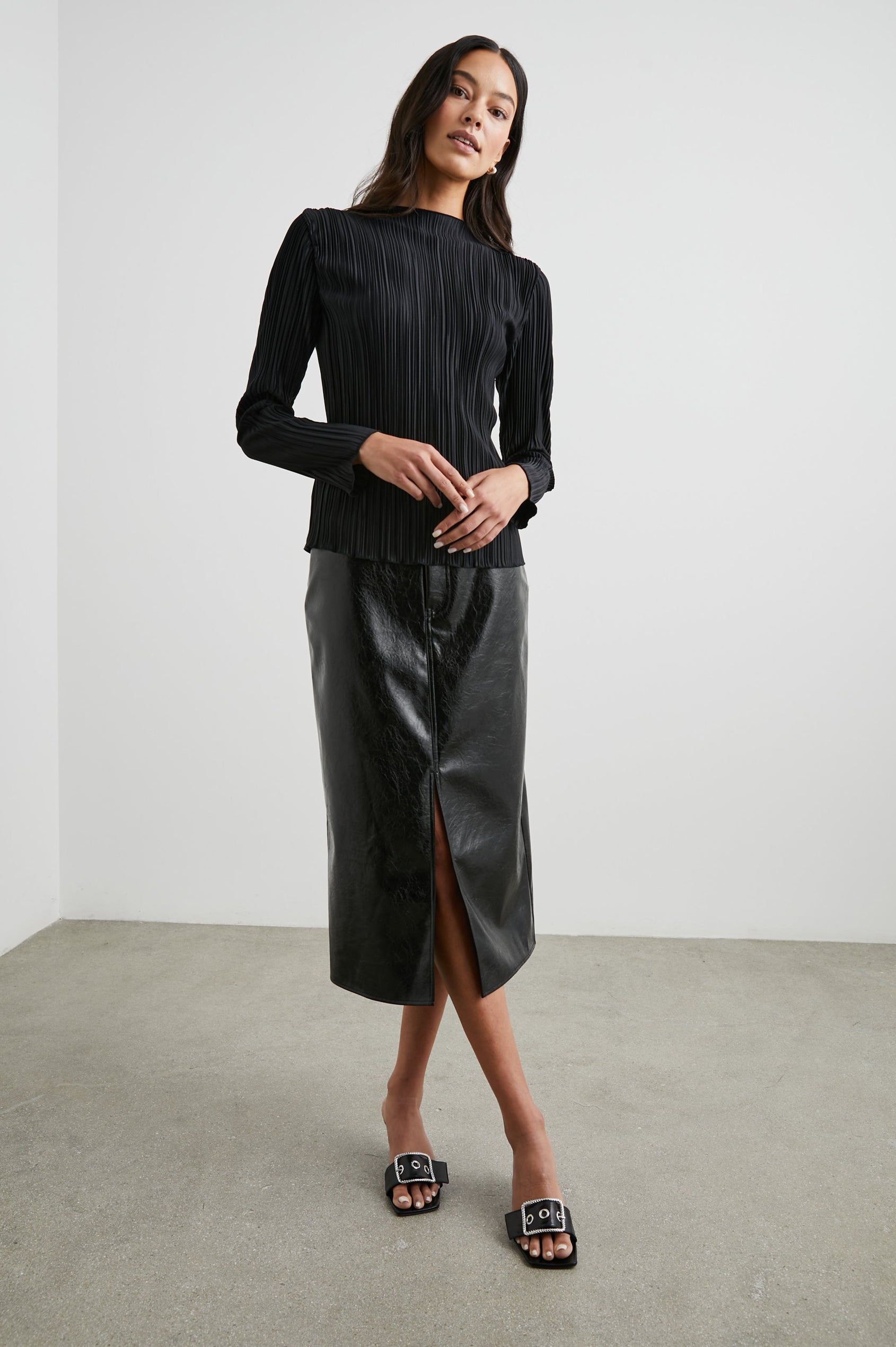 NORMA-BLACK-PATENT-FRONT ANGLE