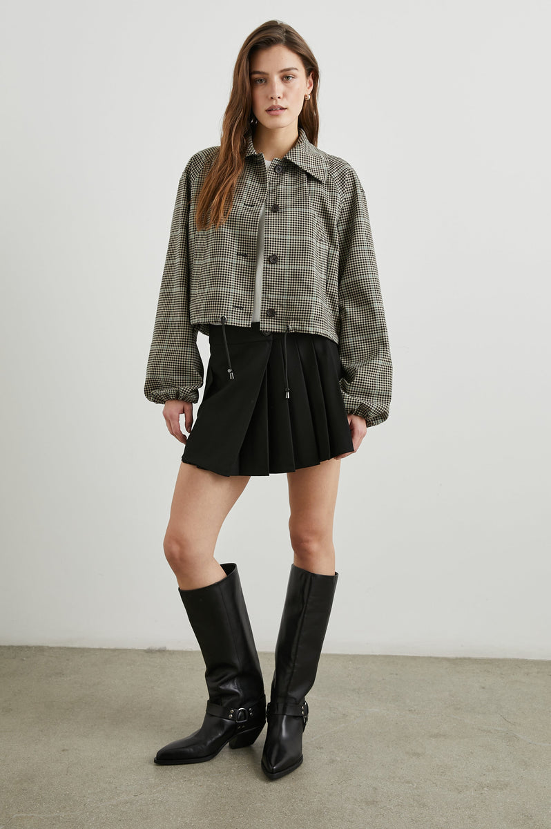 NORTH JACKET - TEAL MULTI CHECK – Rails EU
