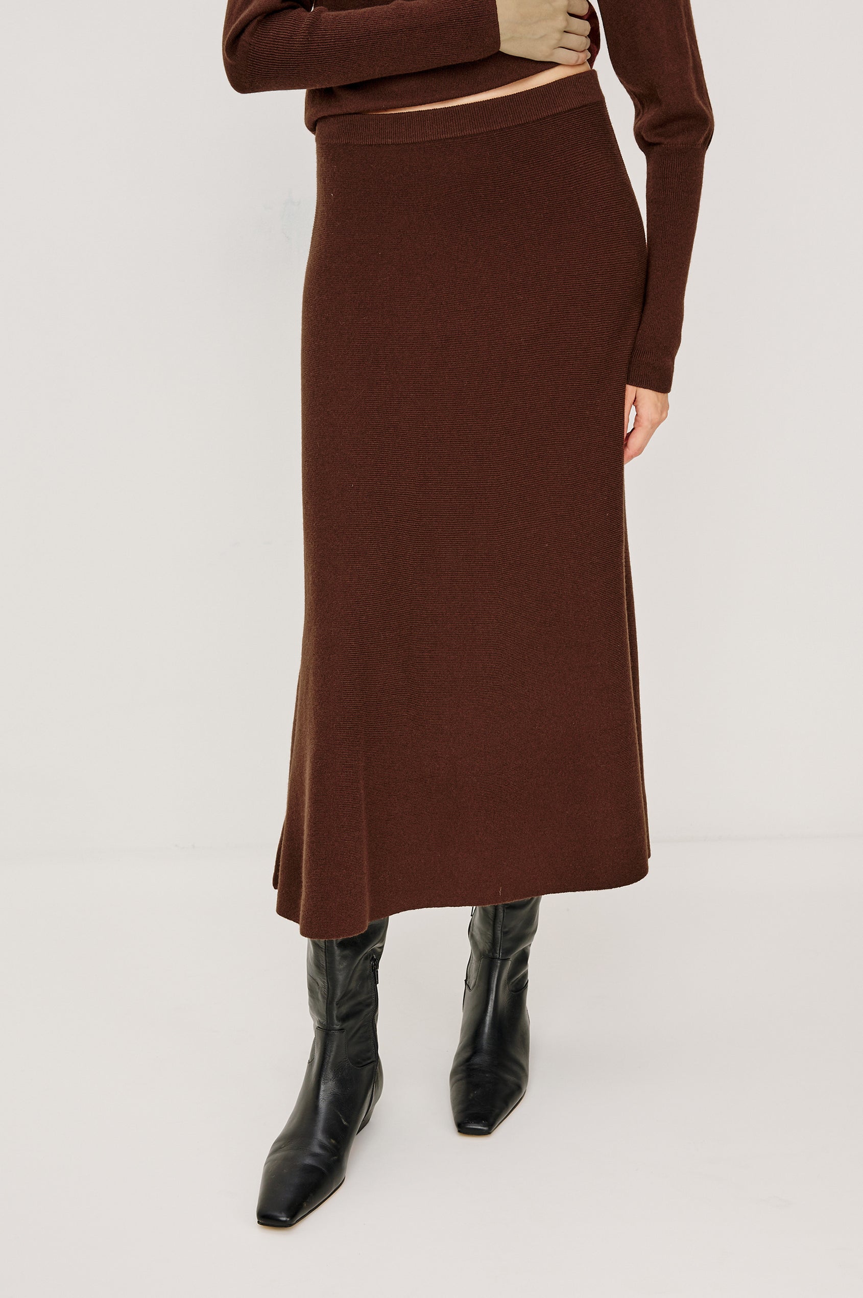 ODITA SKIRT - BORDEAUX