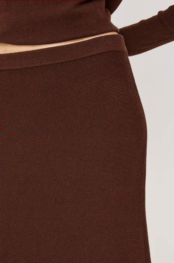 ODITA SKIRT - BORDEAUX