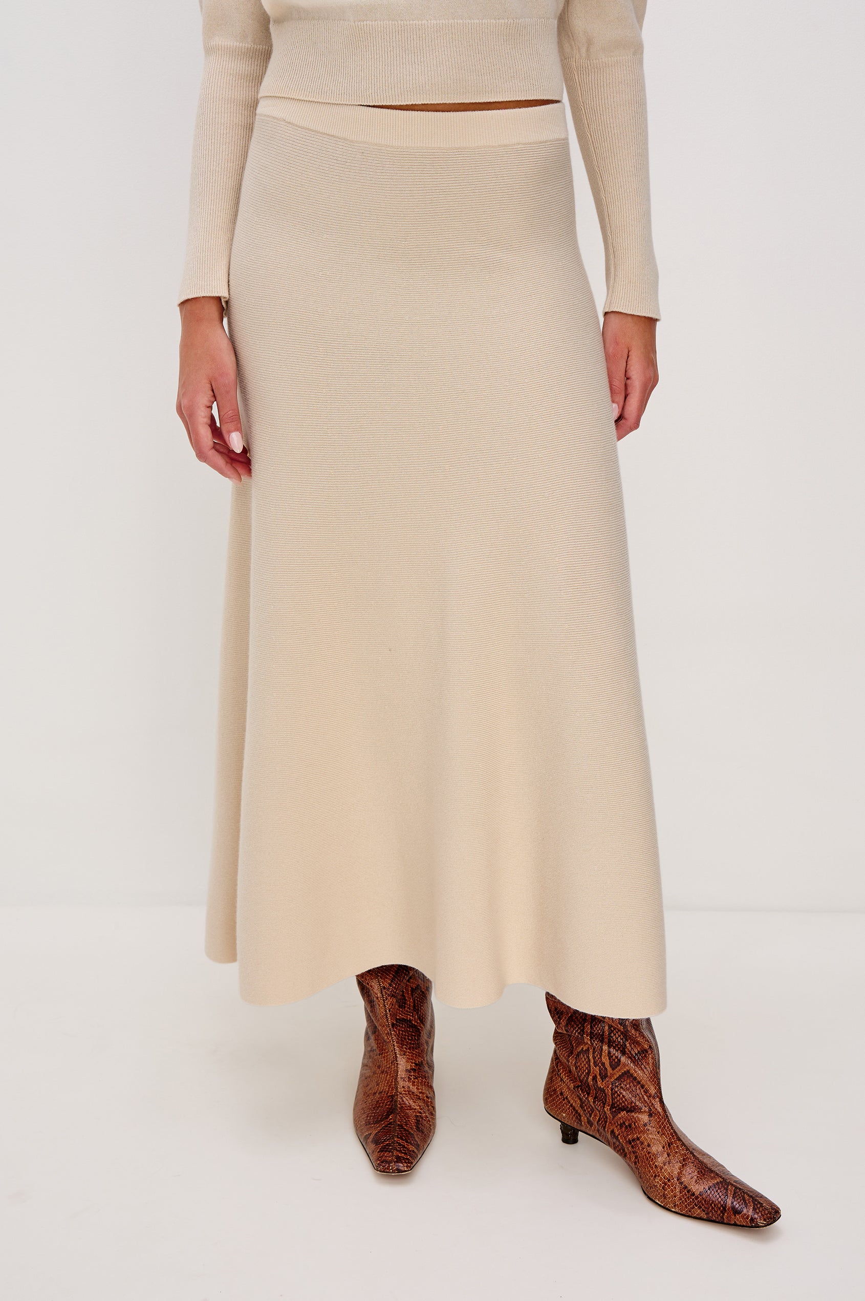 ODITA SKIRT - IVORY