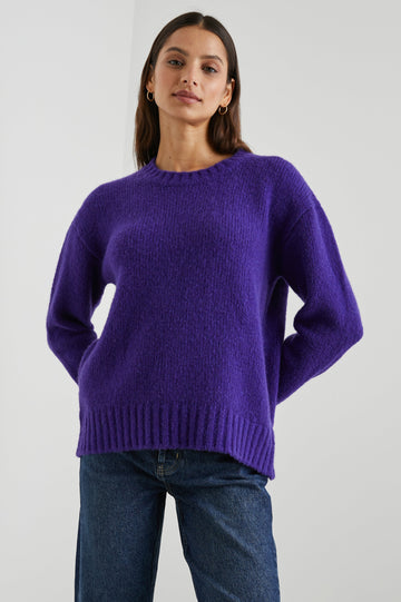 OLIVIA SWEATER ULTRA VIOLET - FRONT