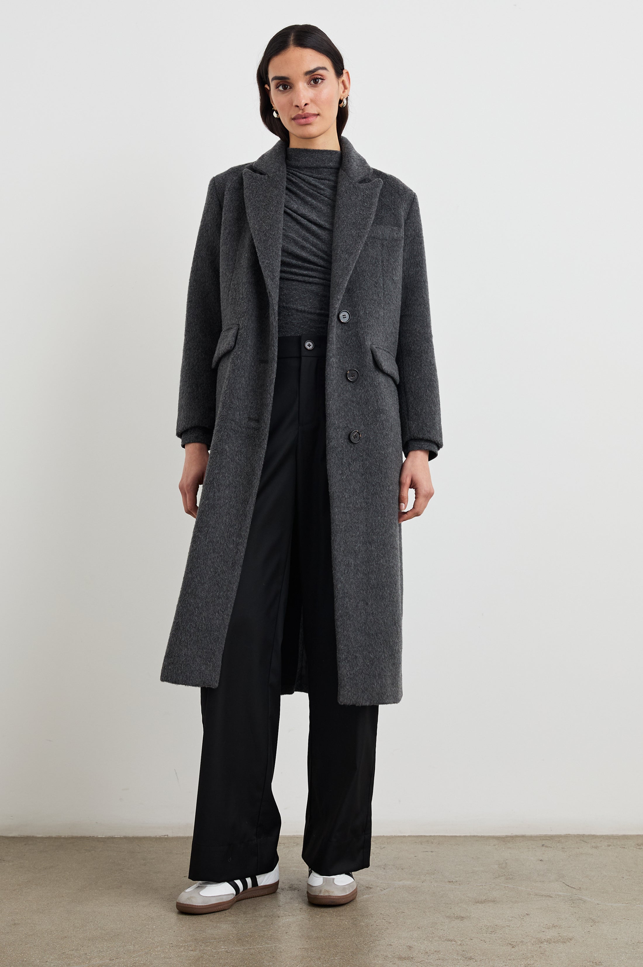 OPERA COAT - CHARCOAL – Rails EU