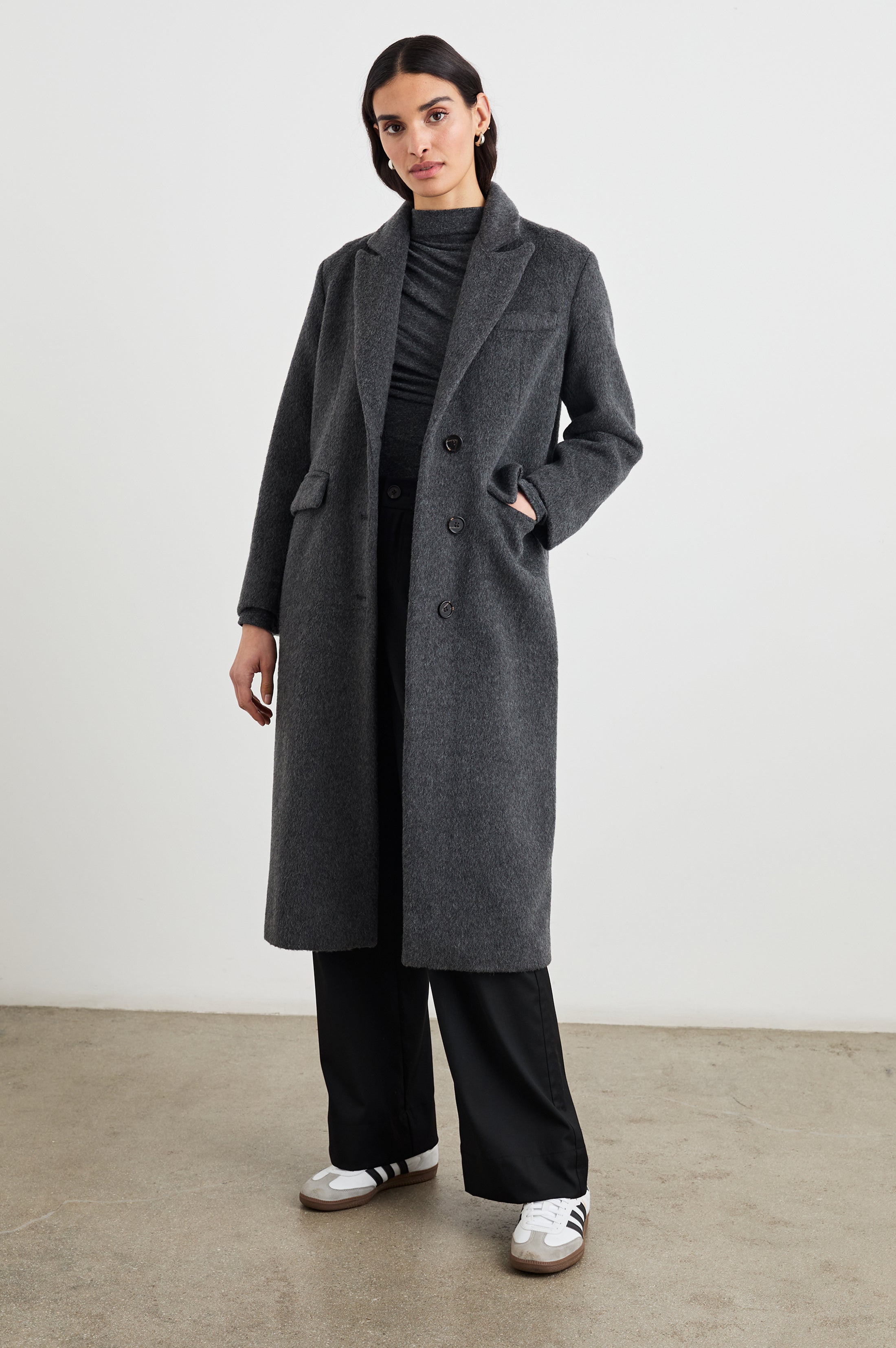 OPERA COAT - CHARCOAL – Rails EU