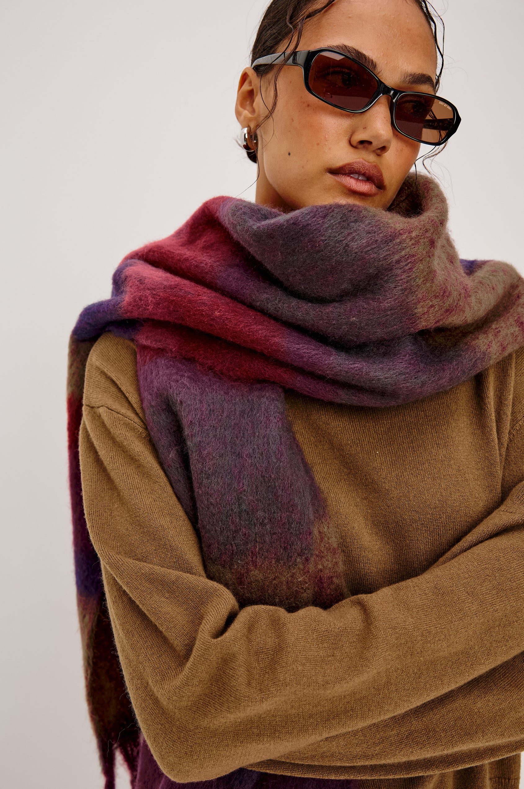 OSLO SCARF - JEWEL STRIPE