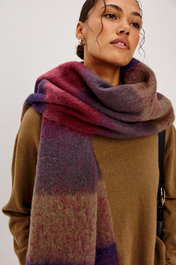 OSLO SCARF - JEWEL STRIPE