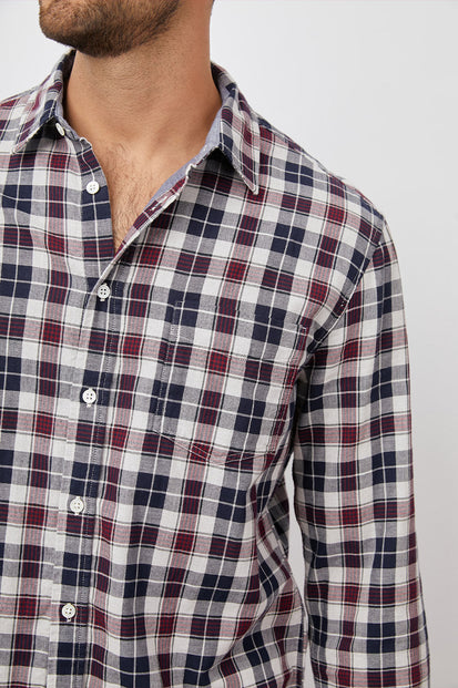 OWENS SHIRT SUNDOWN CHAMBRAY - POCKET DETAILS