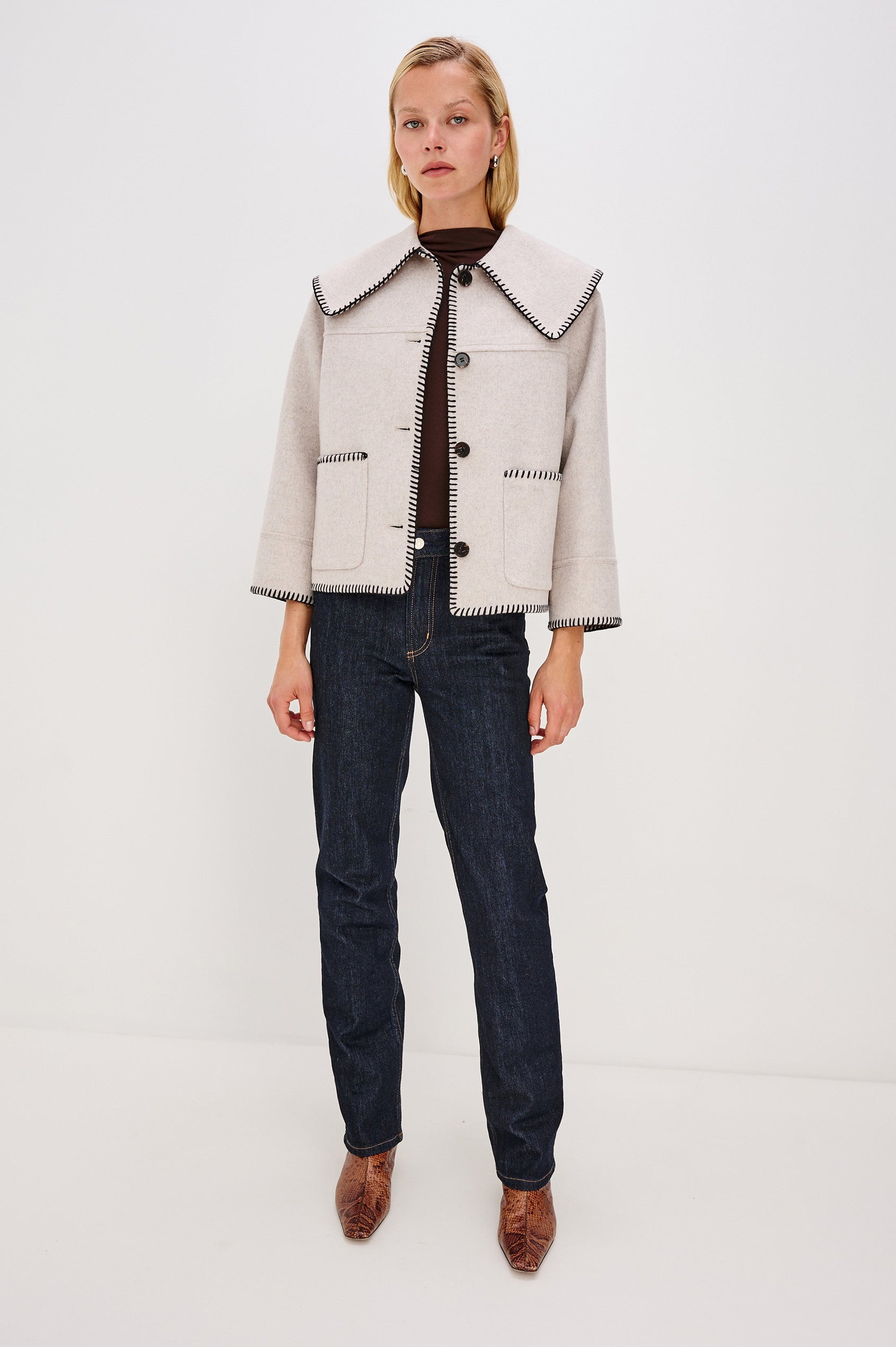 PATTY JACKET - OATMEAL