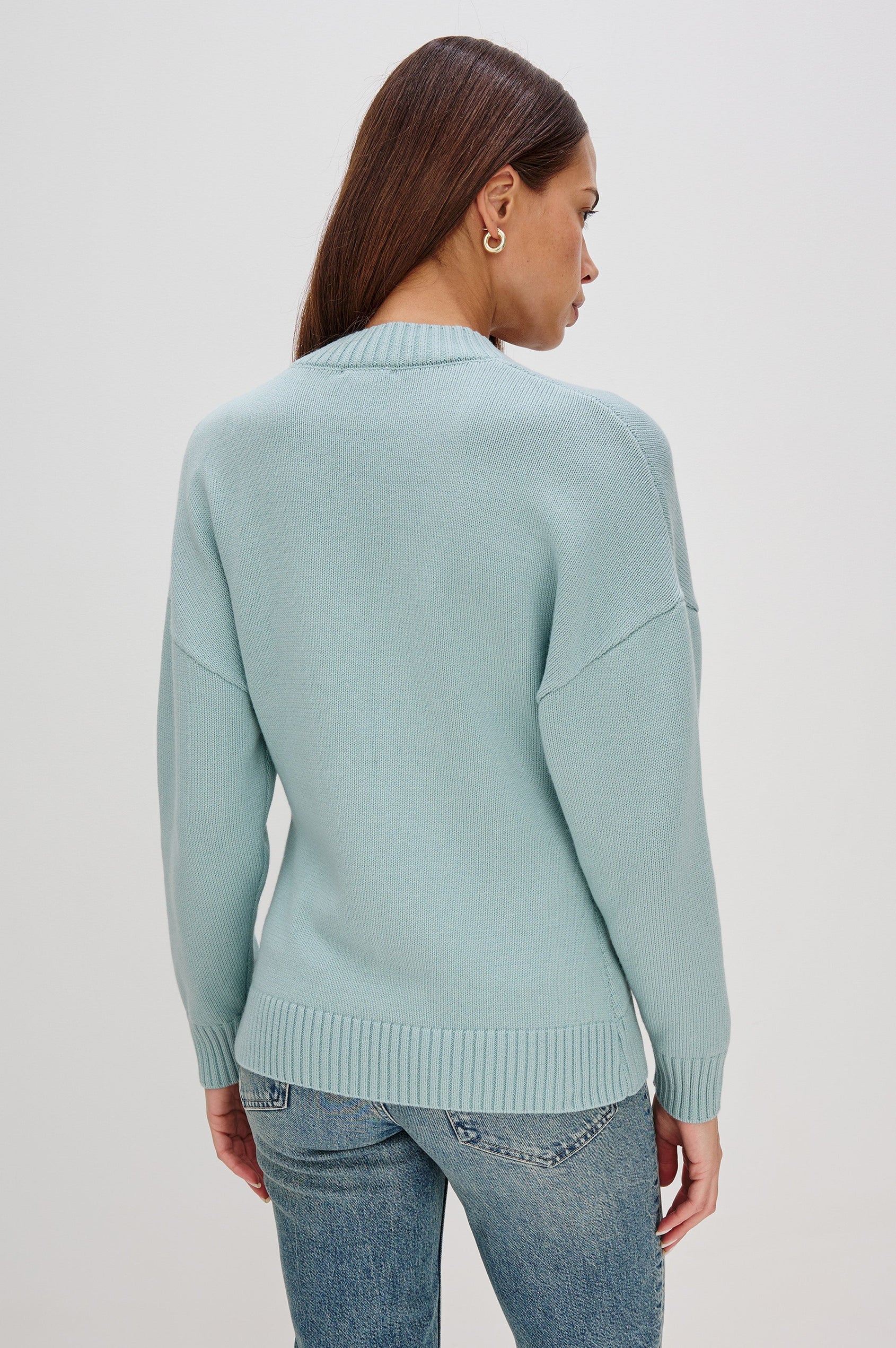 PHILIPPA CARDIGAN - STONE BLUE