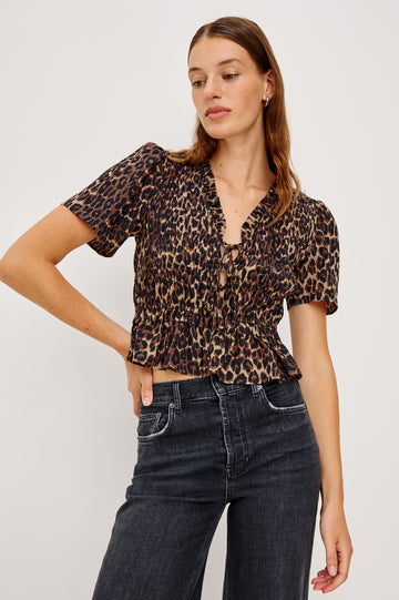 PORTIA TOP - BROWN NALA