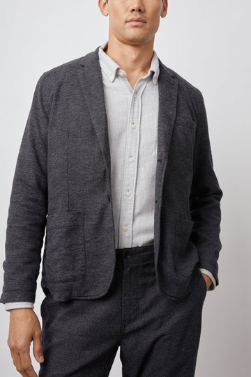 REYNARD JACKET - CAST IRON FRONT