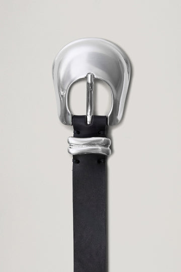 RODEO BELT - BLACK SILVER