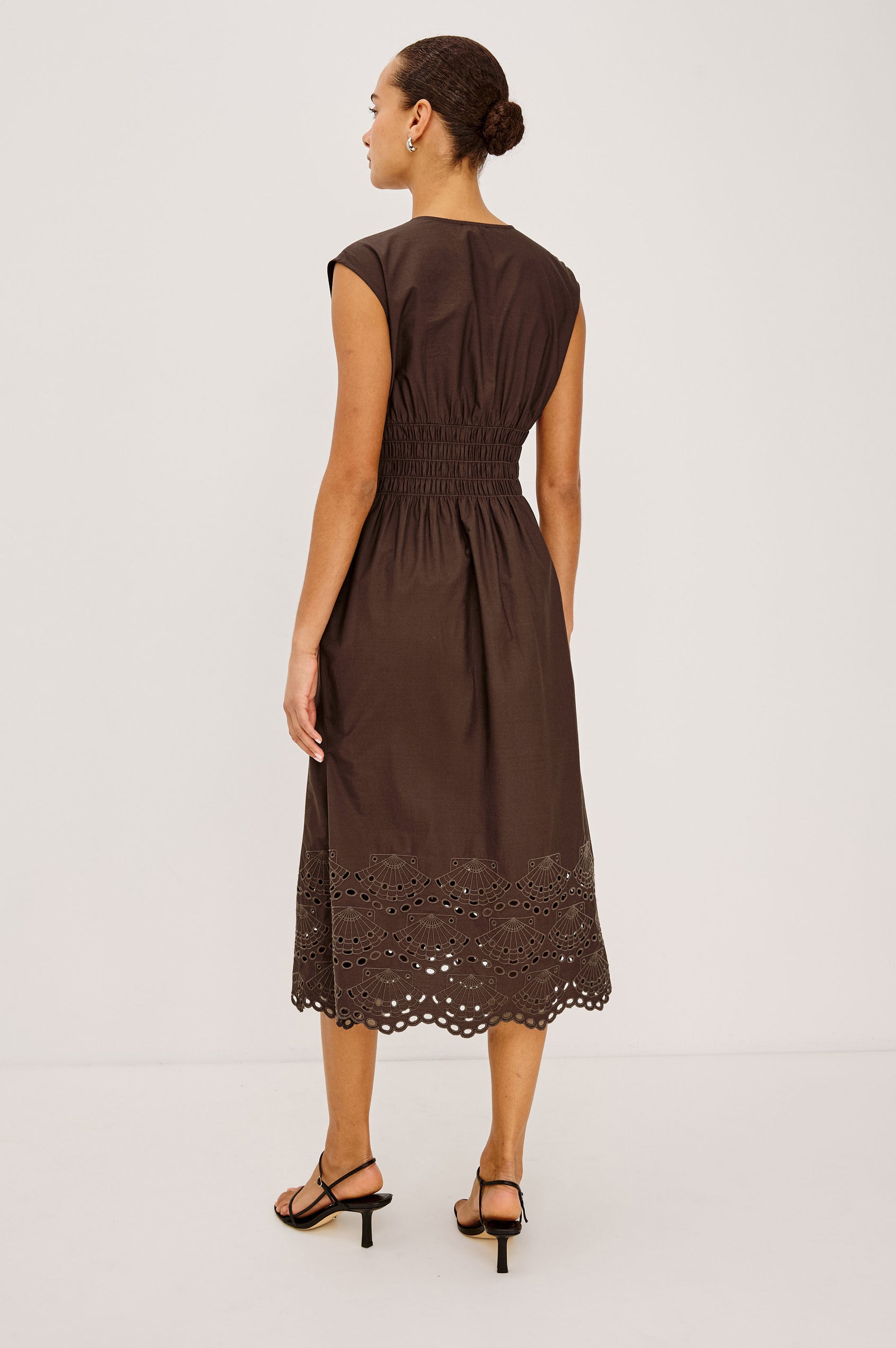 ROXANNE DRESS - ESPRESSO