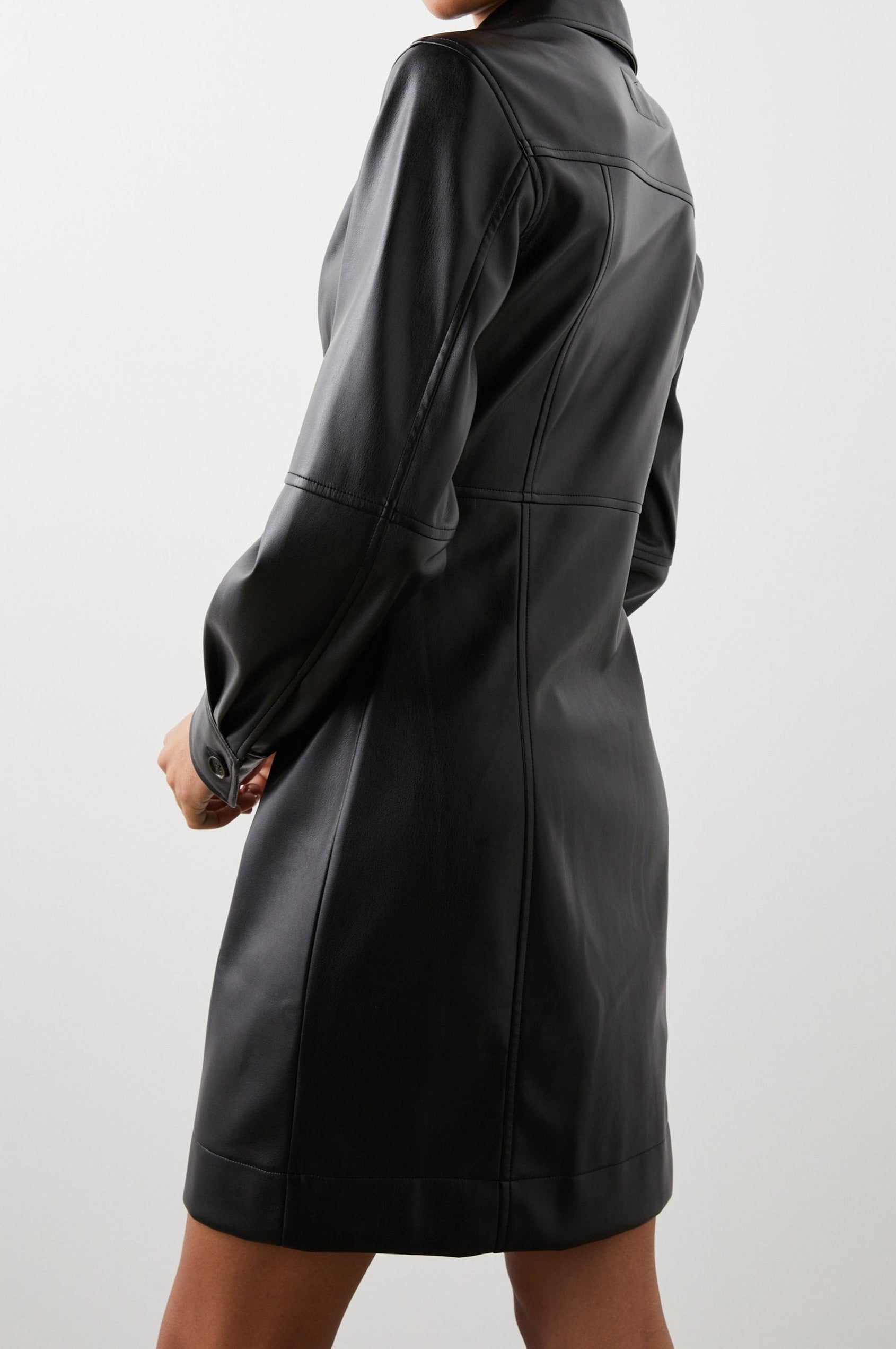 RUBY DRESS BLACK - BACK