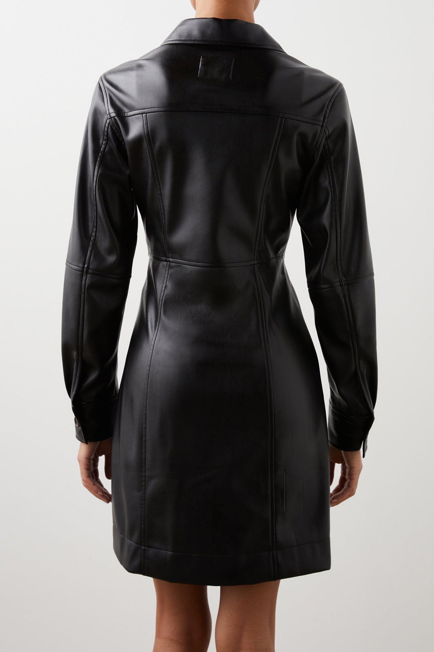 RUBY DRESS BLACK - BACK