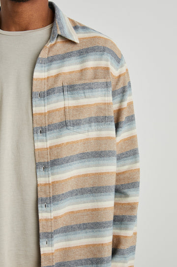 RUNSON SANTA FE STRIPE SHIRT - DETAIL